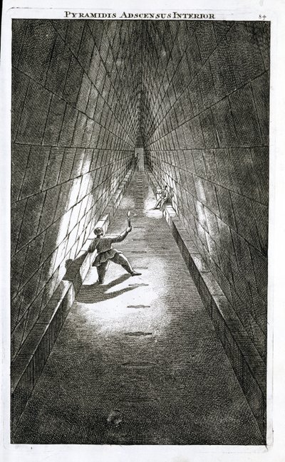 Interior Ascent of a Pyramid, c.1780 by English School